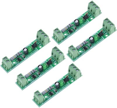 Allecto - 1-kanaals Optokoppelmodule - 5x optokoppelmodule - Isolatie voor microcontrollers en PLC - 220V AC - Voor betrouwbare signalen - Ideaal v...