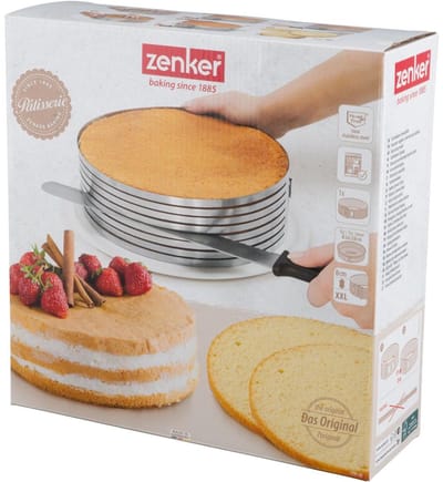 Bakring om meerlaagse taarten te snijden 26 tot 28 cm Zenker Smart Pastry