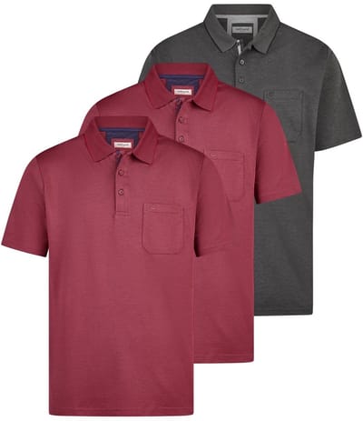 Redmond Heren poloshirt 3 pack Basic
