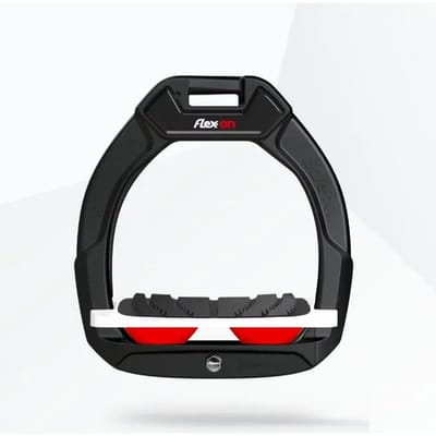 Veiligheidsstijgbeugels Rood/Wit/Zwart Hellend voor Kinderen Flex-On Safe-On