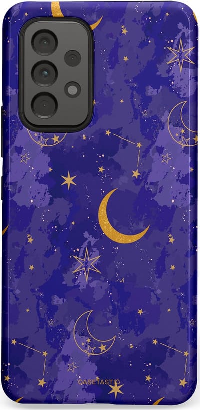 Casetastic Hoesje Geschikt voor Samsung A53 - Stijlvolle Beschermende Duo-layer Case - Sterrennacht