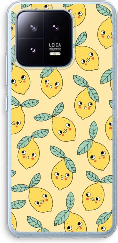 Case Company® - Hoesje geschikt voor Xiaomi 13 Pro hoesje - Citroenen - Soft Cover Telefoonhoesje - Bescherming aan alle Kanten en Schermrand