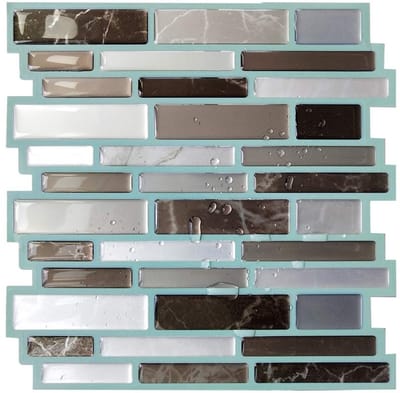 Allecto - 3D Vinyl Tegel Stickers - Peel Stick decoratie voor keuken