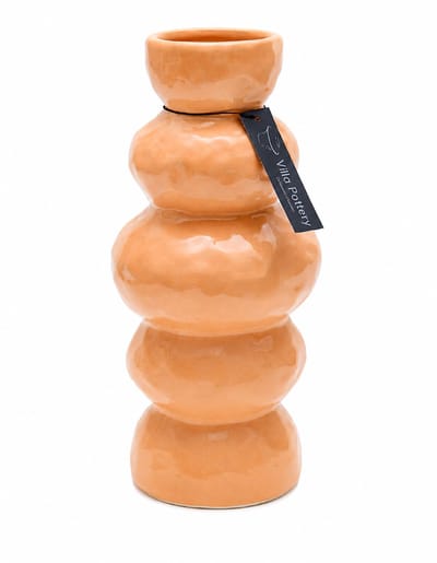 Vaas - Villa Pottery - Decoratie - Woondecoratie - Keramiek - Berber - Summer 5_2 Orange