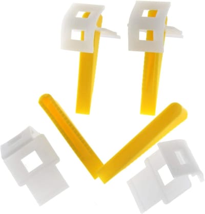 100 Stuks Tegel Nivelleer Clips en Wedges voor Vloer- en Wandtegels - Perfecte Tegelinstallatie Tool