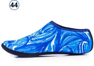 Livano Waterschoenen Voor Kinderen & Volwassenen - Aqua Shoes - Aquaschoenen - Afzwemschoenen - Zwemles Schoenen - Blauw - Maat 44