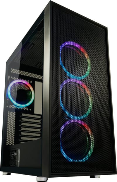LC Power Gaming 802B - Black_Wanderer_X - Case - Tower - Zwart