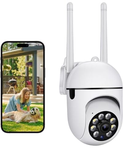 Wifi-camera 360° met Nachtzicht en Menselijke Detectie voor Veiligheid