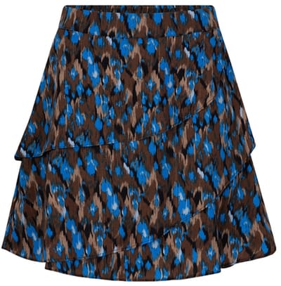 Lofty Manner Rok Skirt Zahra Qh31 816 Faded Flower Print Dames Maat - XS
