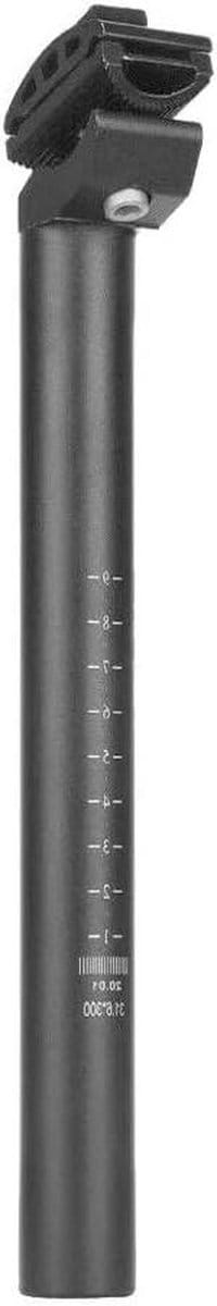 Fiets Zadelpen - Zadelbuis Fiets - Comfortabel Fietsen - Ultralichte Legering - 316 x 300mm - Zwart