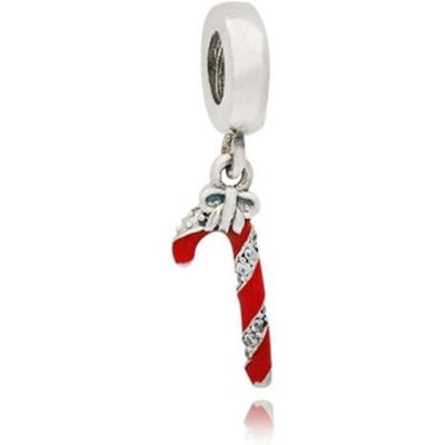 925 Zilver 100 %925 Zilver 1 :1 Kerstbel Sokken Bedel DIY Armband Sieraden Cadeau Maken white