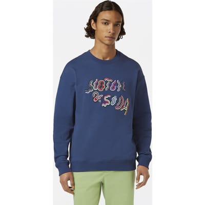 Scotch & Soda Relaxed-fit Embroidered Sweatshirt Atlantic Blue Taglia: S | Maglioni a maglia Outlet | Uomo | Blu