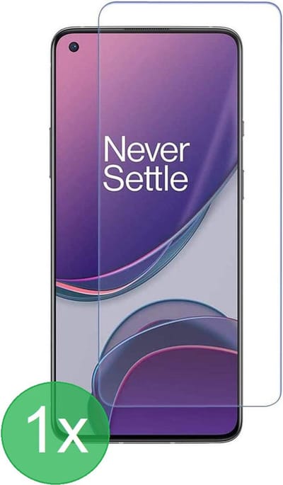 Geschikt Voor: OnePlus 8T / OnePlus 8T 5G Screenprotector 1x - screen protector - glas - bescherm - beschermglas - ZT Accessoires