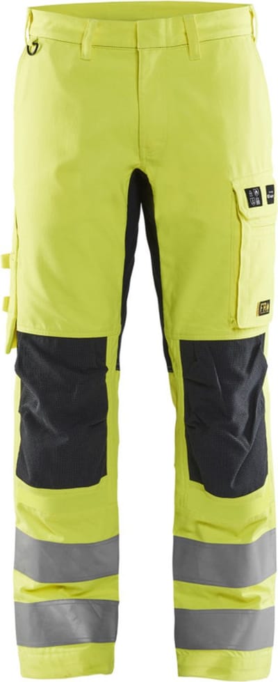 Blaklader Multinorm werkbroek Inherent met stretch 1788-1512 - High Vis Geel/Marineblauw - C44
