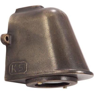 KS Verlichting Offshore Muurlamp Brons met Lichtsensor LED