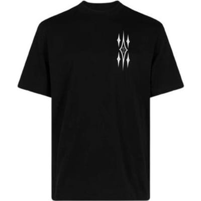 T-shirt Korte Mouw Amiri ARGYLE TEE BLACK