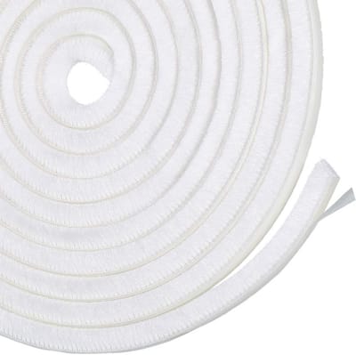 JeiibrZui Witte Deurafdichting - Tochtstrip Voor Schuifdeur - Hoogwaardige Dichtheid Vormvast Materiaal - 10 Meter - Voor Deuren Ramen En Kozijnen Wit