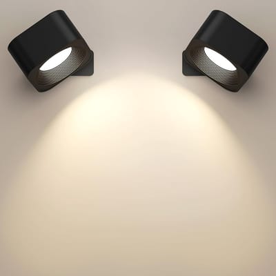 Draaibare Wandlamp met 3 Helderheidsniveaus en Temperatuurinstellingen - Touch LED Leeslamp voor Slaapkamer, Woonkamer, en Gang