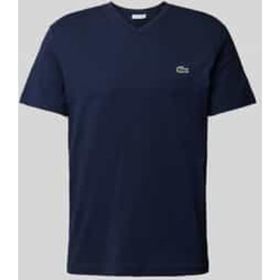 T-shirt met labelstitching, model 'Basic'