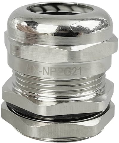 TRU COMPONENTS TC-10302888 Wartel PG21 Messing (vernikkeld) Metaal 1 stuk(s)