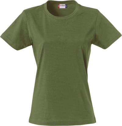 Clique Basic-T Women 029031 - Leger-groen - XS