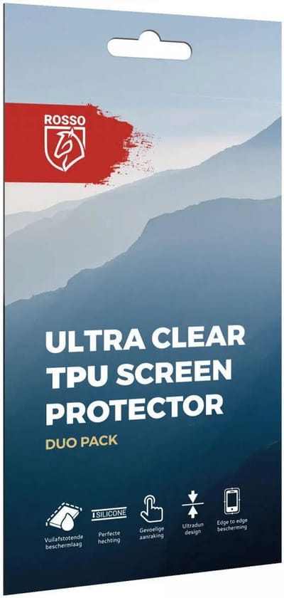 Rosso Screen Protector Geschikt voor Motorola Moto G57 Power | Ultra Clear Duo Pack | TPU Folie | Case Friendly Beschermfolie | 2 Stuks