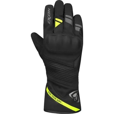 Ixon Pro Midgard Zwart Grijs Bright Geel Waterdichte Handschoenen - Handschoen