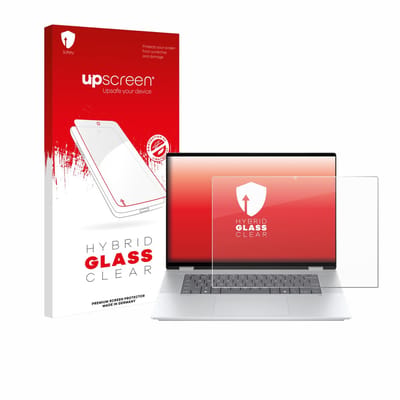upscreen - Screenprotector voor HP OmniBook X Flip 16-aX - Folie Beschermfolie Beschermglas transparant