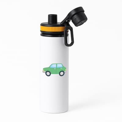Hacebo® - Auto's waterfles met draaidop oranje - Auto - Autoliefhebbers - Autosport - motorsport - water fles - 850ML