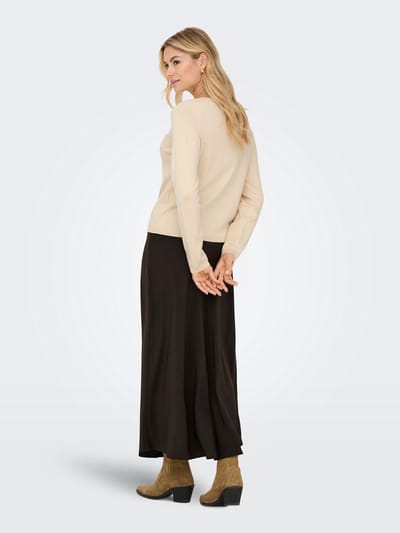 JDY - JDYKATE L/S O-NECK EMB. PULLOVER KNT - Dames - Gebreide truien