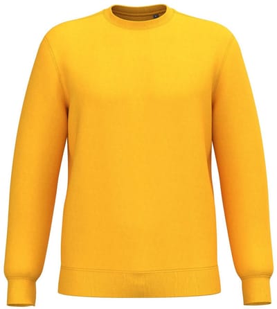 Kariban Gerecycleerde uniseks sweater met ronde hals K4040 - Yellow - XXL