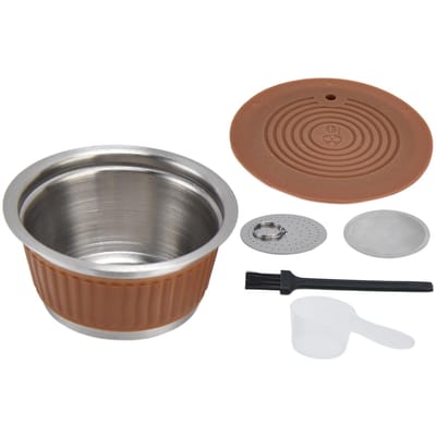 Roestvrij Staal Herbruikbare Navulbare Koffiecapsule Beker Filter Set voor Dolce Gusto MachineKoffie L(for 6.5-9kg) koffie