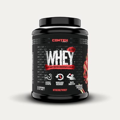 CONTEH - Conteh Sports - WHEY - Eiwitten - Eiwitshake - Strawberry Cheesecake - 1980g