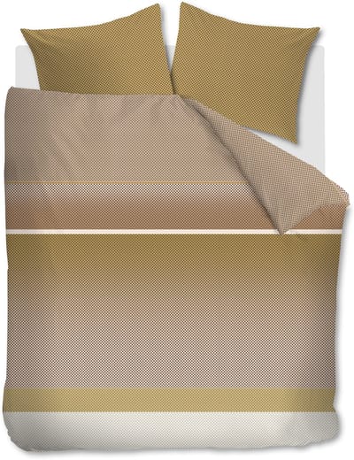 Beddinghouse Elvi dekbedovertrek - Lits-Jumeaux - 240 x 200/220 cm - Goud