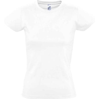 SOLS Dames/Dames Imperial T-shirt met korte mouwen (Absoluut Wit)