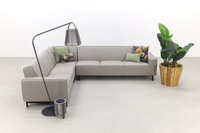 Boavista Sunbrella loungeset - Nature Grey - 3-delig - links