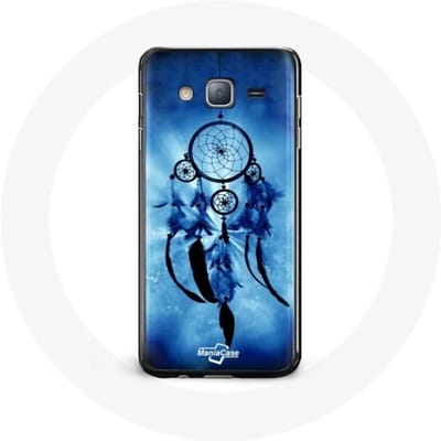 Case voor Samsung Galaxy j3 2016 Blauwe dromenvanger blauw