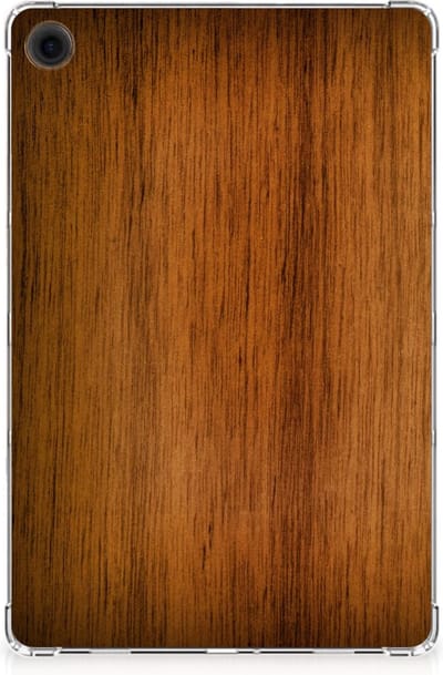Samsung Galaxy Tab A9 Plus Silicone Tablet Hoes Donker Hout