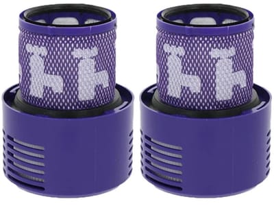 Propex Parts Stofzuigerfilter - Geschikt voor Dyson V10 - HEPA cilinderfilter 969082-01 - Eenvoudige installatie en onderhoud - 2 stuks