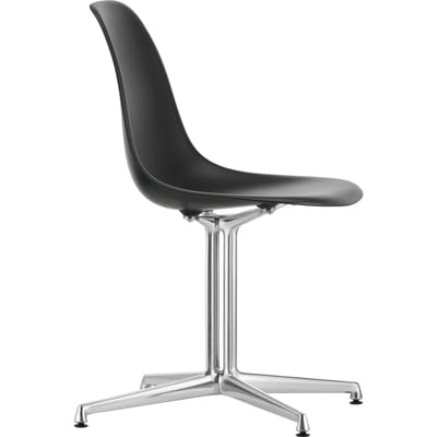 Vitra Eames Plastic Bijzetstoel DSL - diepzwart RE
