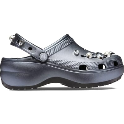 Damesklompen Crocs Clsc Platform Crystals Pearls