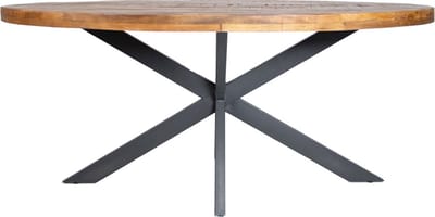 Eetkamertafel - Ovaal - 4 personen - Mangohout - 260x120x77cm