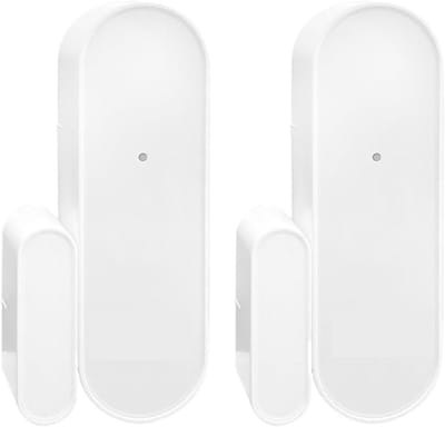 Deur Raam Sensor - Slim Alarm - Huis Beveiliging - App Meldingen - 2 Stuks - Wit