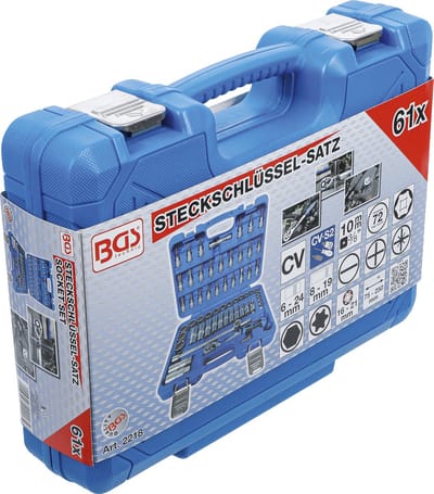 BGS Dopsleutelset zeskant 3/8 61 delig
