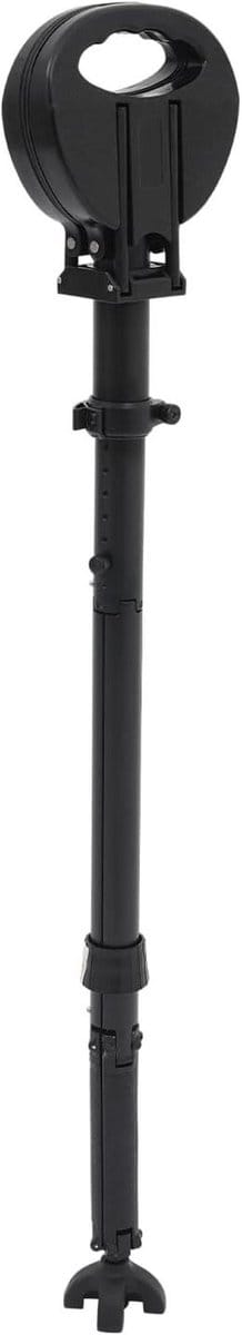 Wandelstok met Zitting - Zitstok - Buitenactiviteiten Ondersteunen - Dubbele Functie - 87-95 cm - Zwart