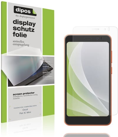 dipos – 4x Matte Beschermfolie geschikt voor Oscal Flat 3C Mini | Krasbestendige & antireflecterende Screenprotector Ultra-Thin