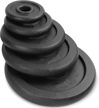 Gietijzeren Halterschijven Set 0,5 kg tot 25 kg voor Stangen met 30 mm Opname