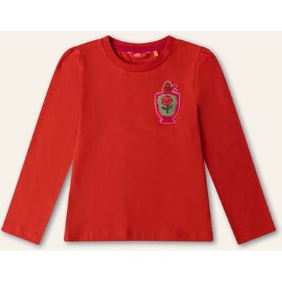 Oilily Toi T-Shirt- maat104/4yr Aurora Rood