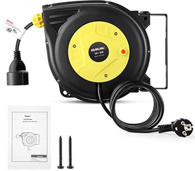 Professionele Automatische Kabelhaspel 10 m + 3 m - Draaibaar en Intrekbaar