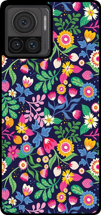 Smartphonica Telefoonhoesje Geschikt voor Motorola Edge 30 Ultra / Moto X30 Pro 5G met bloemen opdruk - TPU backcover case flower design geschikt voor Motorola Edge 30 Ultra;Motorola Moto X30 Pro 5G